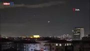Başkent semalarında ay yıldızlı görsel şölen büyüledi