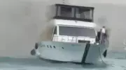 Beşiktaş Bebek Sahili Açıklarında Teknede Yangın Çıktı