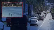 Bodrum'da tatil sonu trafik yoğunluğu: 36 saatte 25 bin araç çıkış yaptı