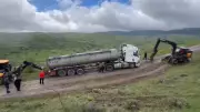 Bolu'da Bayram Trafiğinden Kaçan Sürücüler Çamura Saplandı