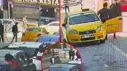 Burdur'da hırsızın rahatlığı pes dedirtti! Anahtarı üzerinde bırakılan taksiyi kaçırdı