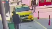Burdur'da kontak anahtarı üzerinde bırakılan taksiyi çalmaya çalışan şüpheli kıskıvrak yakalandı