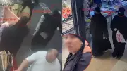 Bursa'da akılalmaz hırsızlık! Kılık değiştiren yankesiciler kameraya yakalandı