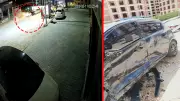 Bursa'da Direksiyon Başında Uyuyakalan Sürücü 4 Araca Çarptı
