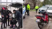 Bursa'da ehliyetsiz motosiklet sürücüsü polise mukavemet gösterdi, biber gazıyla etkisiz hale getirildi