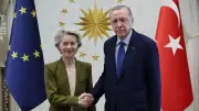 Cumhurbaşkanı Erdoğan, AB Komisyonu Başkanı Von der Leyen ile Görüştü