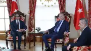 Cumhurbaşkanı Erdoğan, BAE Devlet Başkanı Yardımcısı Mansur bin Zayid Al Nahyan'ı Kabul Etti