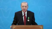 Cumhurbaşkanı Erdoğan, Kazakistan temaslarının ardından Türkistan'a geçti