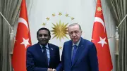 Cumhurbaşkanı Erdoğan, Sudan Başbakanı İdris'i Külliye'de Kabul Etti