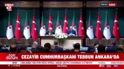 Cumhurbaşkanı Erdoğan ve Cezayirli mevkidaşı ortak basın toplantısında konuştu