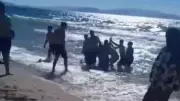 Denizde Boğulma Tehlikesi Geçiren İki Kişi Kurtarıldı