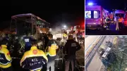 Denizli'de otobüs yangını: 8 ölü, 30 yaralı