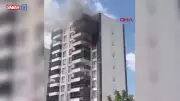 Diyarbakır'da 11 Katlı Binada Yangın: 2 Kişi Dumandan Etkilendi