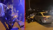 Edirne'de feci kaza! Otomobil ve motosiklet kafa kafaya çarpıştı: 2 yaralı
