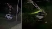 Elazığ'da cip şarampole uçtu: 2 yaralı