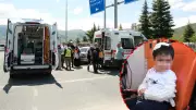 Elazığ'da feci kaza: Otomobil elektrik direğine saplandı, 1'i bebek 4 yaralı