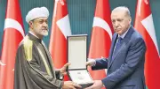 Erdoğan, Umman Sultanı Heysem Bin Tarık ile Görüştü