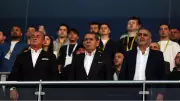 Fatih Terim, Kasımpaşa-Galatasaray maçını tribünden izledi