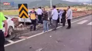 Gaziantep'te iki otomobil çarpıştı: 6 yaralı