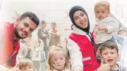 Gazzeli Çocuklara Kızılay'dan Bayramlık: 1544 Çocuğa Kıyafet Ulaştırıldı