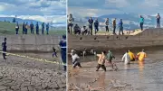 Gölette serinlemek isteyen iki çocuk boğuldu