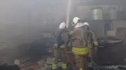 Hatay'da sanayi sitesinde yangın paniği