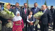 İçişleri Bakanı Çiftçi ve AYM Başkanı Özkaya Erzurum'da