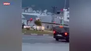 Kaçan kurbanlık koyun polislerin yardımıyla yakalandı