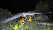 Kapadokya'da microlight arızası: Acil iniş, 2 yaralı