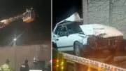 Karabük'te Freni Boşalan Otomobil 50 Metreden Yuvarlandı, 2 Kişi Atlayarak Kurtuldu
