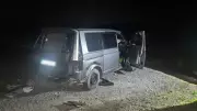Kars Digor'da panelvan şarampole devrildi: 1 ölü