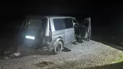 Kars Digor'da Panelvan Şarampole Devrildi: Sürücü Hayatını Kaybetti