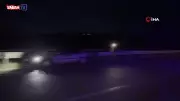 Kastamonu Tosya'da D100'de otomobil bariyerlere çarptı: 2 yaralı