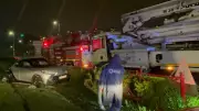 Kayseri'de kamyonla çarpışan otomobil tramvay yoluna savruldu: 1 yaralı