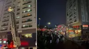 Kayseri'de kız öğrenci yurdunda priz yangını paniği