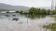 Kılıçkaya Barajı taştı, belediye tesisleri sular altında kaldı