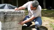 Kocaeli'de 1800 Yıllık Pagan Sunak Taşı Tarihe Işık Tutuyor