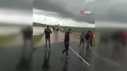 Kırşehir'de sağanak yağış sele yol açtı, köyler su altında