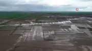 Kırşehir'de sel tarım arazilerini vurdu, hasar tespit çalışmaları başladı