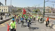 Küresel Sumud Filosu ve katledilen 21 bin anne için bisiklet turu