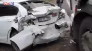Manisa Kula'da zincirleme trafik kazası: 8 yaralı, 1 gözaltı