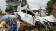 Manisa'da zincirleme kaza: 5 araç birbirine girdi, 8 yaralı var