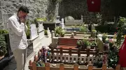 Mattia Ahmet ve Atlas’ın ailelerinin hüzünlü bayram ziyareti