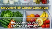 Meyveleri Bir Günde Çürütüyor: Buzdolabında Asla Yan Yana Koymayın