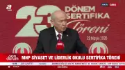 MHP Lideri Bahçeli: 'Siyaset Çıkar Yarışı Değildir'