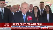 MHP Lideri Bahçeli'den Ülkücü Şehitleri Anma Günü'nde Önemli Mesajlar