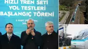 Milli hızlı tren 240 km/s hıza ulaştı, testler sürüyor