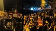 Motosiklet kazasında ölen asker Siirt'te son yolculuğuna uğurlandı