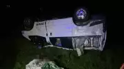 Muş Varto'da Kamyonet Takla Attı: 1 Ölü