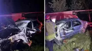 Muş'ta feci kaza: Takla atan otomobil fabrika duvarına çarptı, 1 ölü 3 yaralı